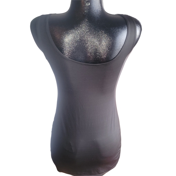 Blue and Black Sleeveless Dress with Lace Detailing S - Picture 5 of 5